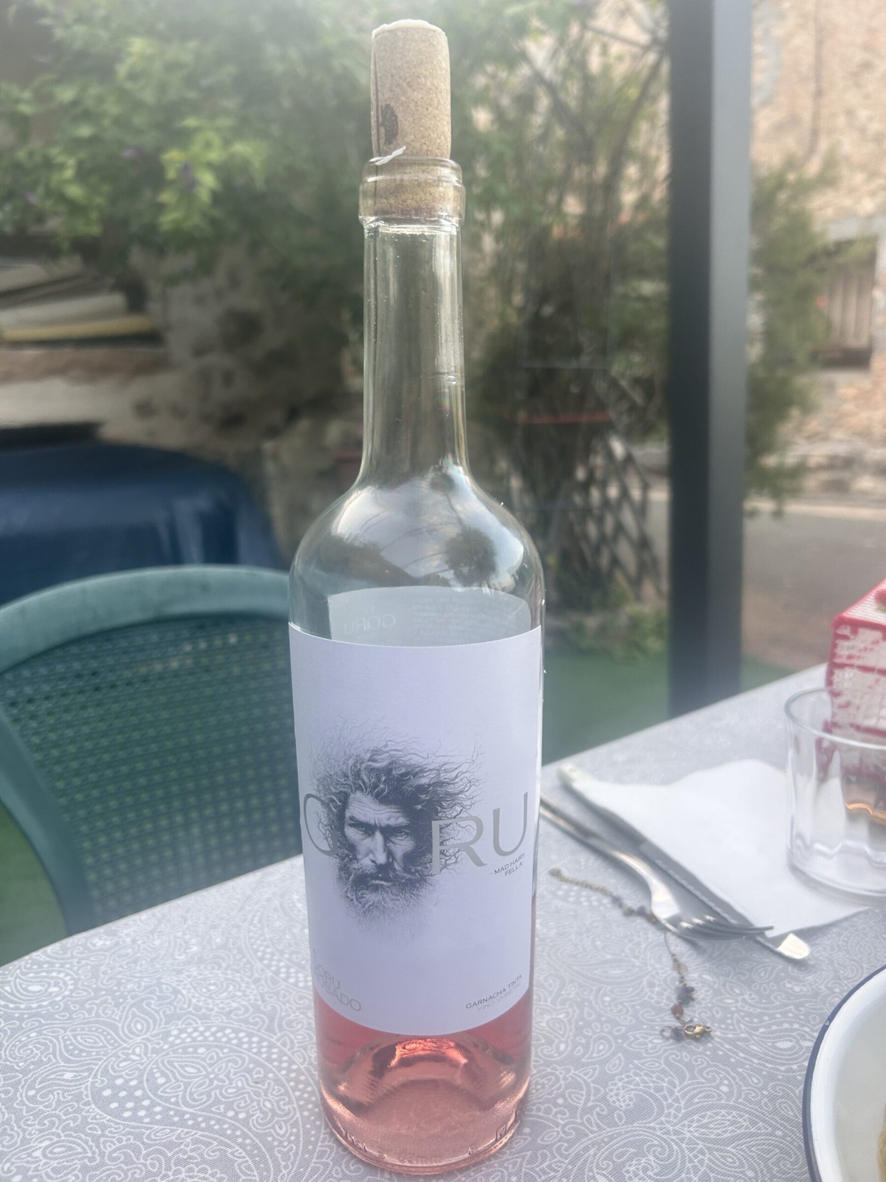 Etiqueta delantera del vino El Goru